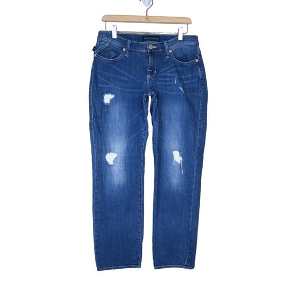 Rock & Republic Womens 6 Indee Distressed Boyfriend Jean - Picture 1 of 11